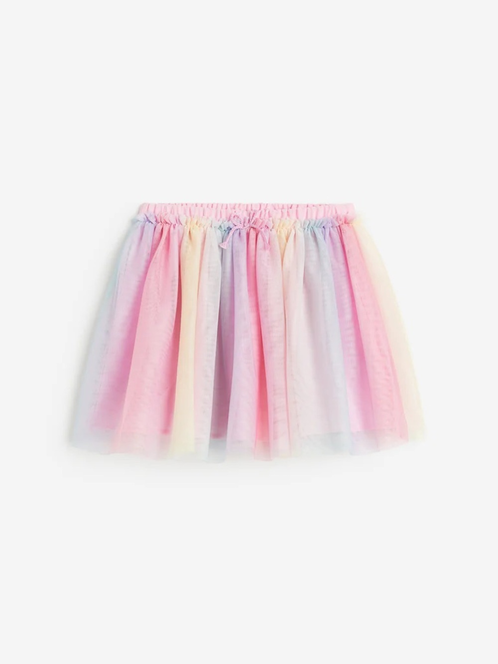 H&M Pastel Rainbow Glittery Tulle Skirt - 5T/6